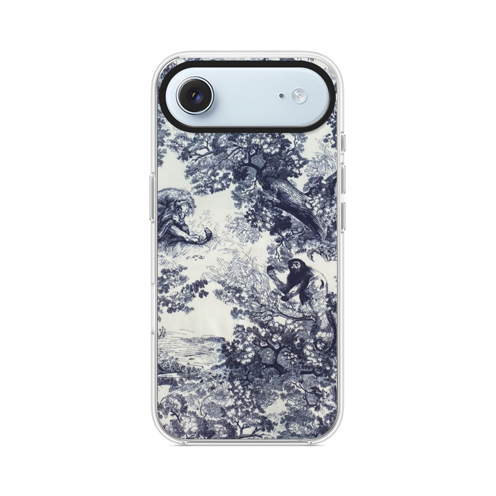 動物と木々のデザイン iPhone Airオリジナルケース