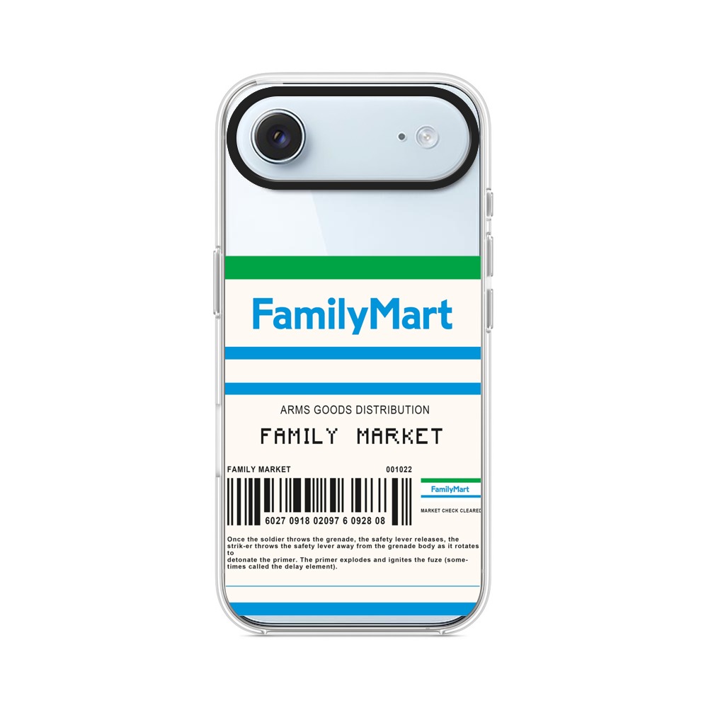 ファミリーマート風ラベル iPhone Airオリジナルケース