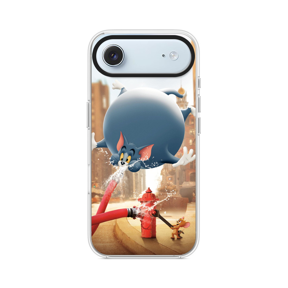 膨らむトムと消火栓 iPhone Airオリジナルケース