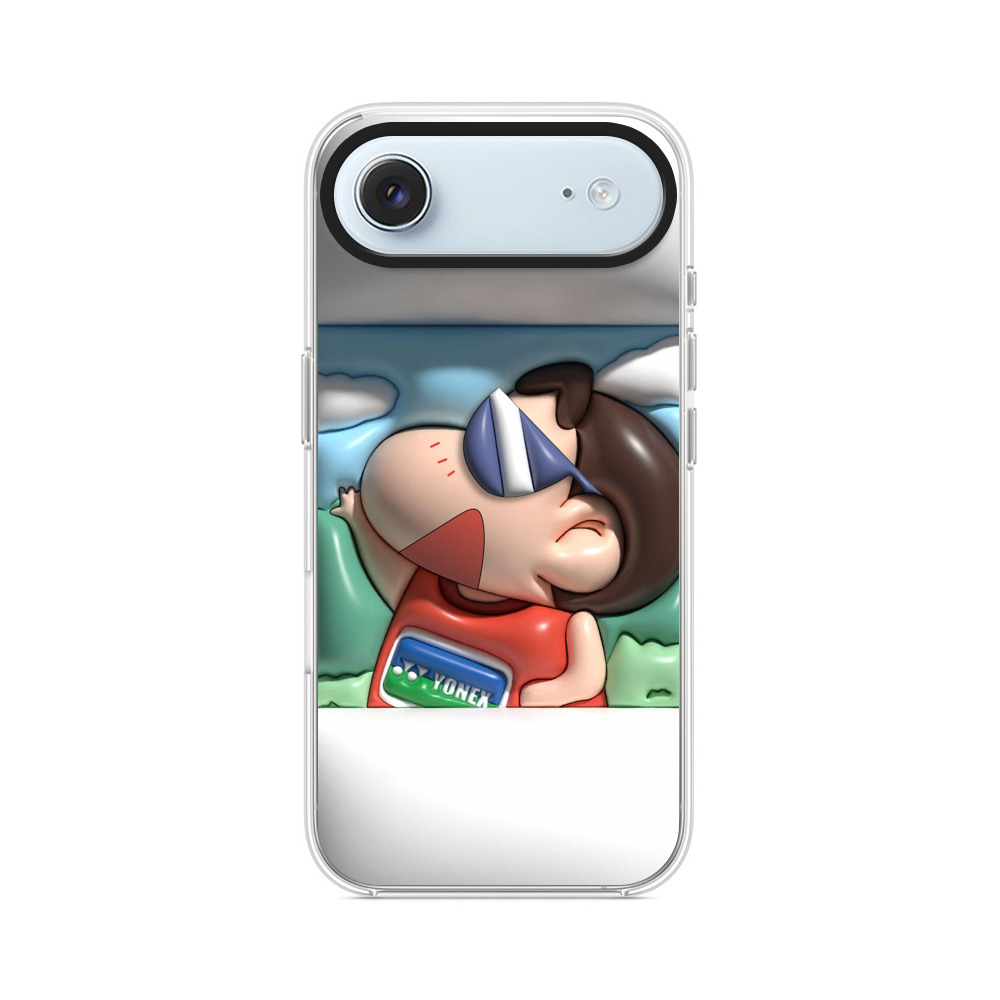 元気なサングラス男子 iPhone Airオリジナルケース