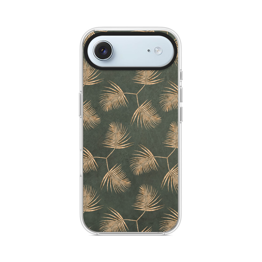 葉のパターン iPhone Airオリジナルケース