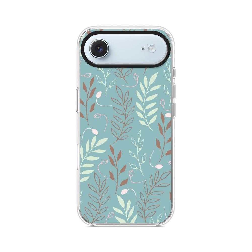 葉のパターン iPhone Airオリジナルケース