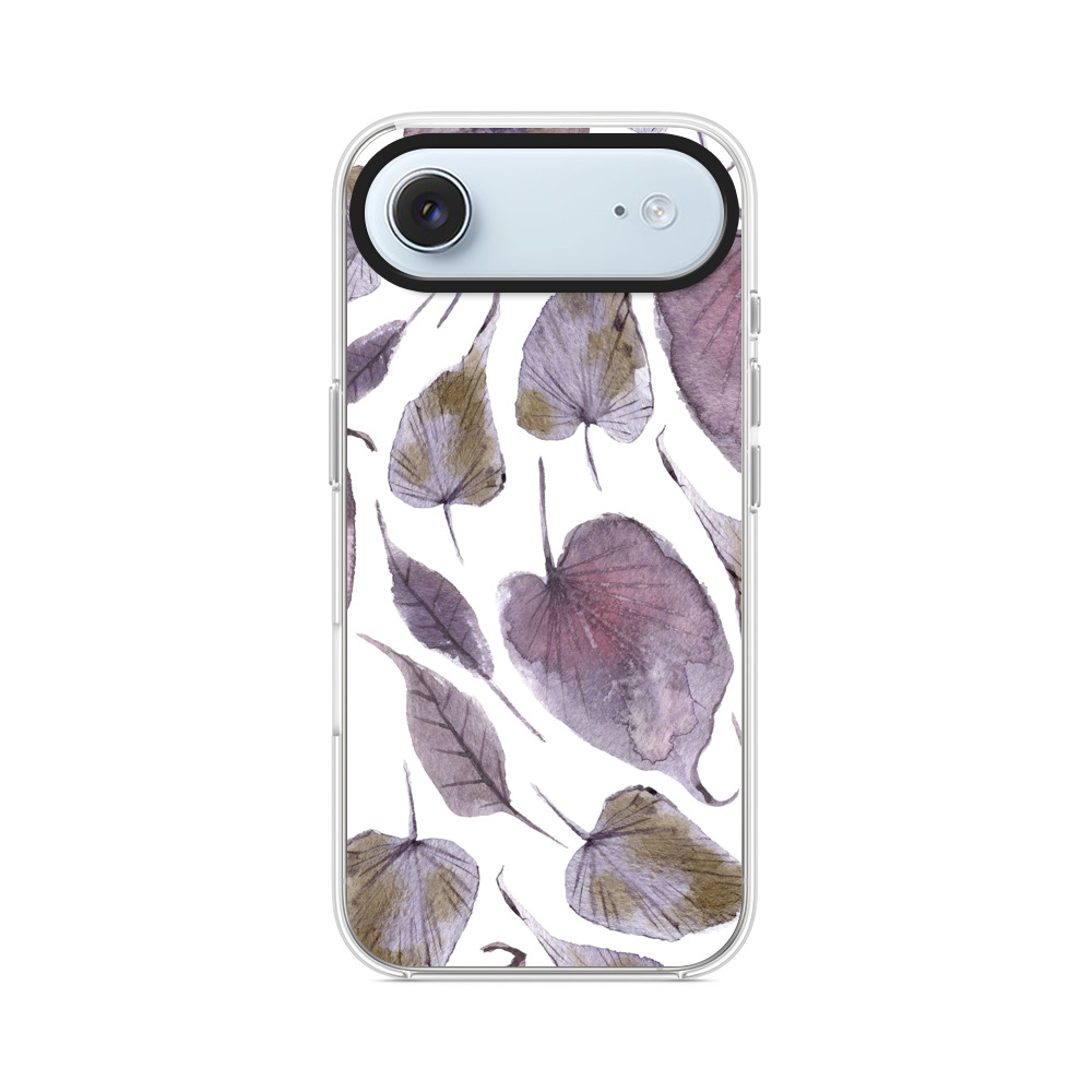 葉のパターン iPhone Airオリジナルケース