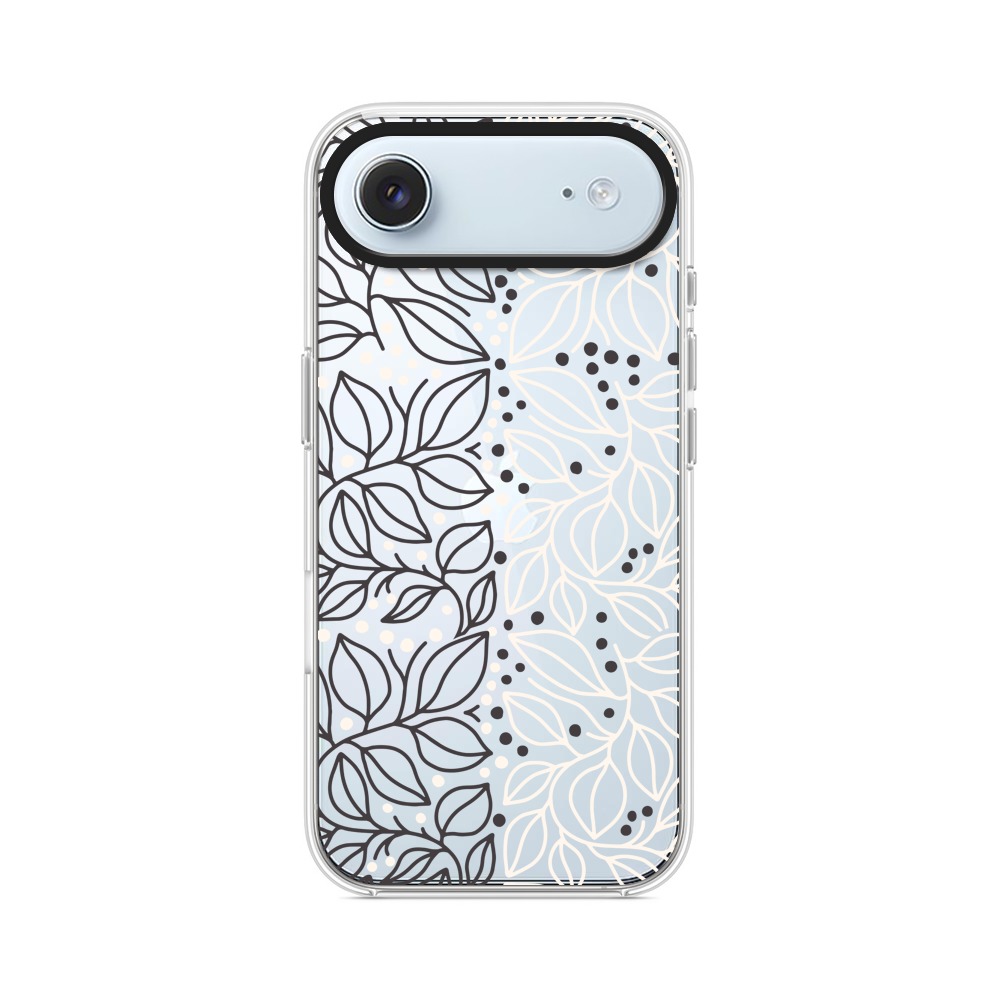 葉のパターン iPhone Airオリジナルケース