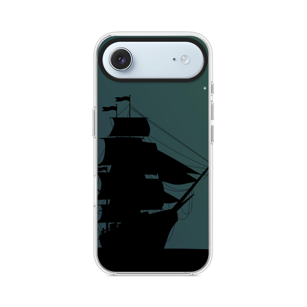 帆船のシルエット iPhone Airオリジナルケース