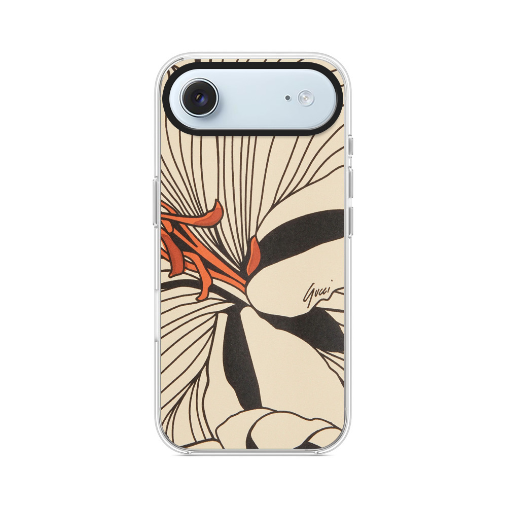 花のデザイン iPhone Airオリジナルケース