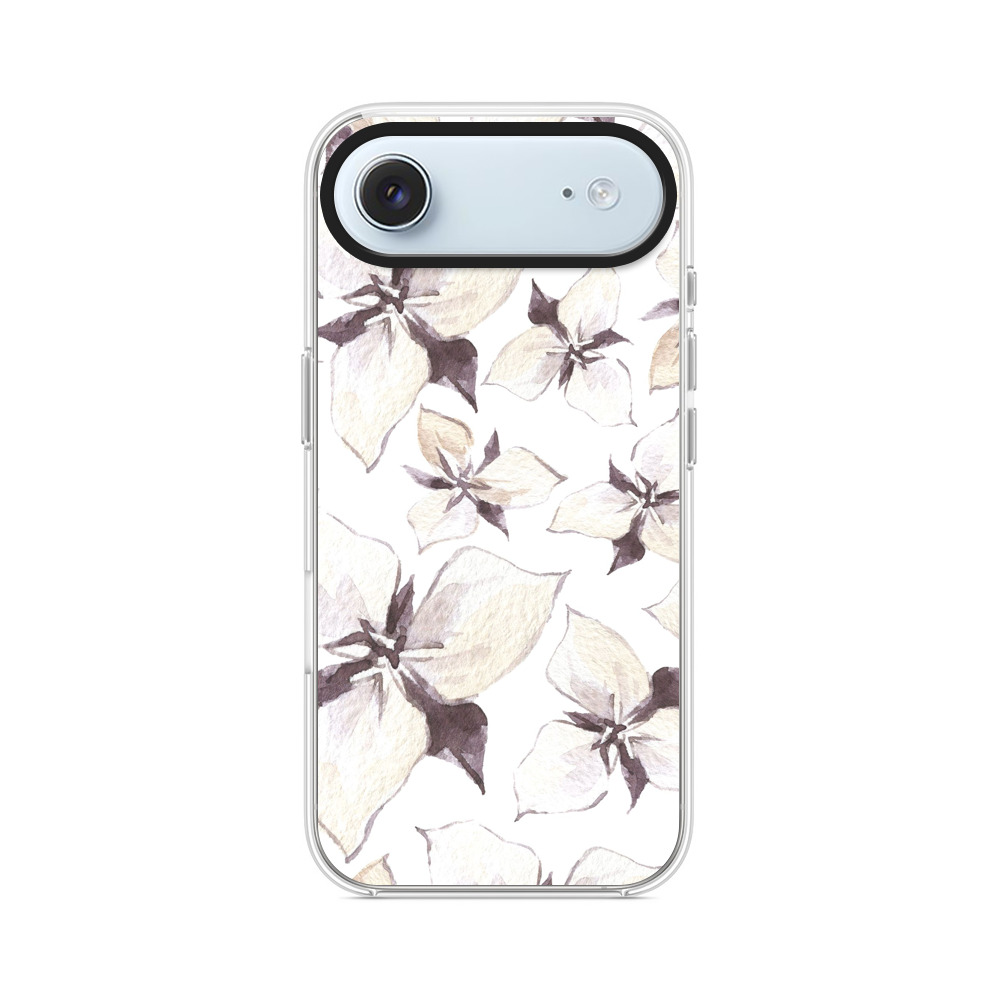 花の模様 iPhone Airオリジナルケース