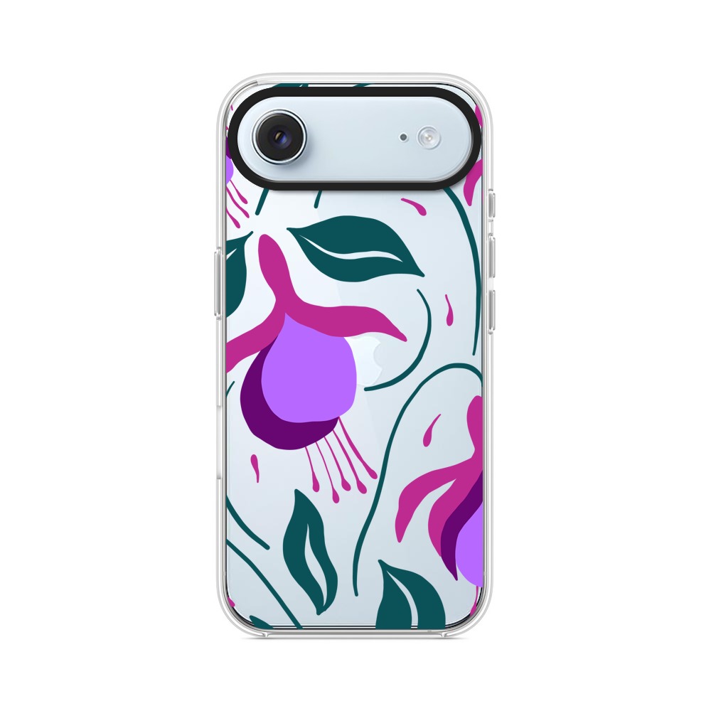 花の模様 iPhone Airオリジナルケース