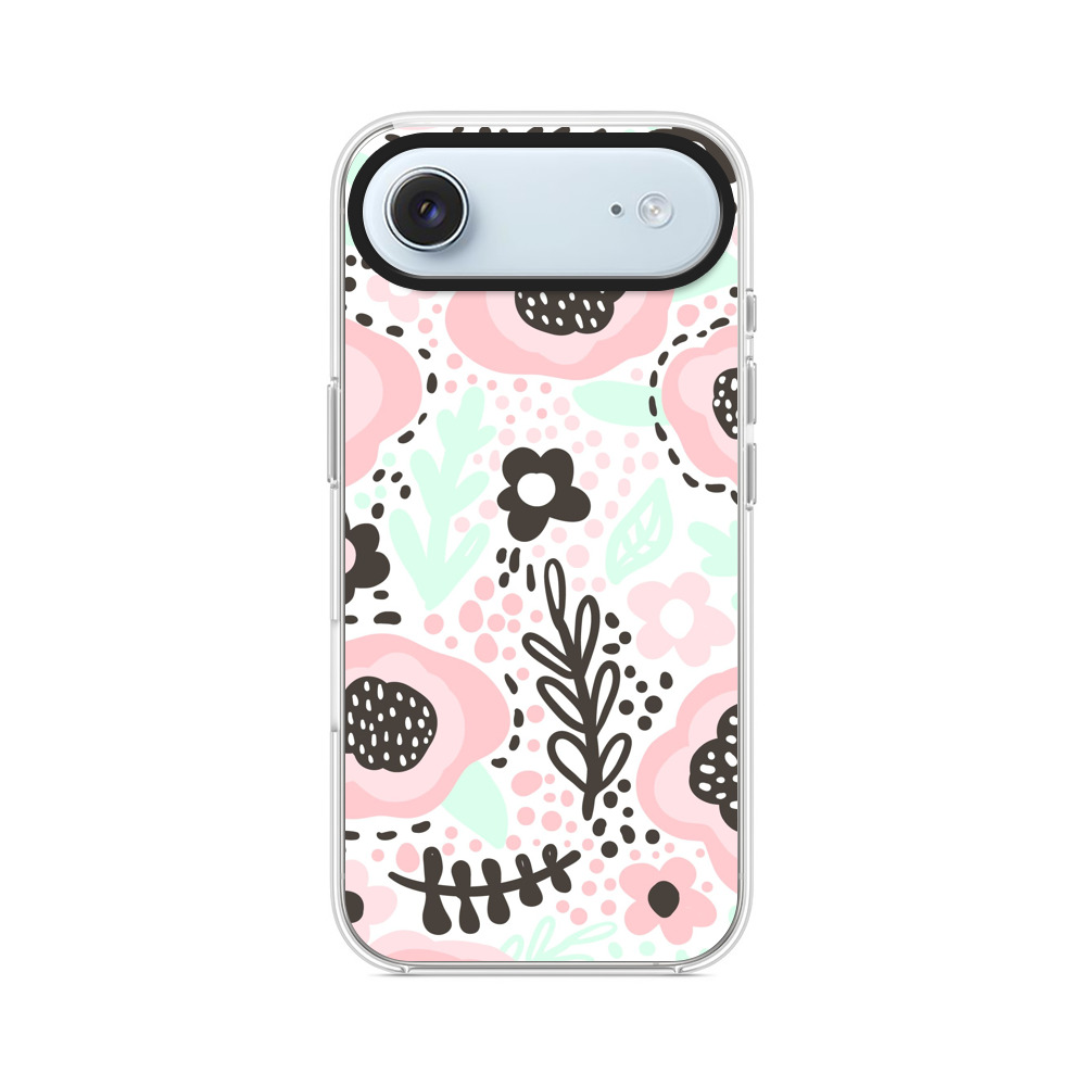 花柄のパターン iPhone Airオリジナルケース