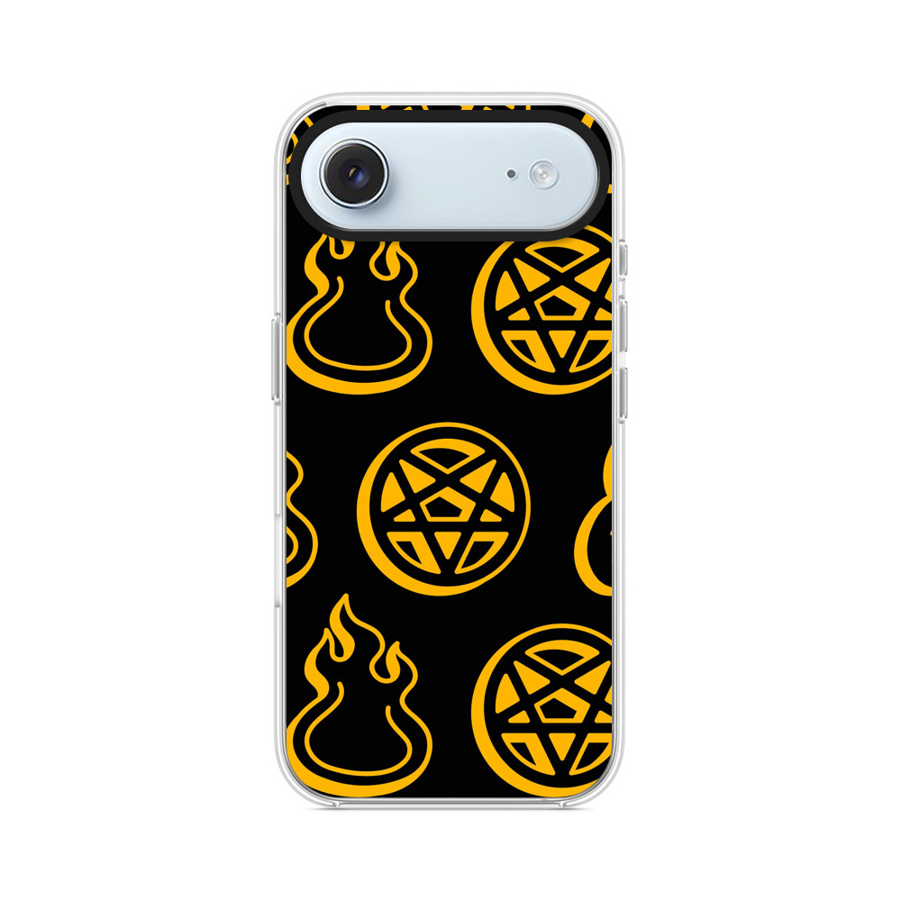 ハロウィンの悪魔のパターン iPhone Airオリジナルケース
