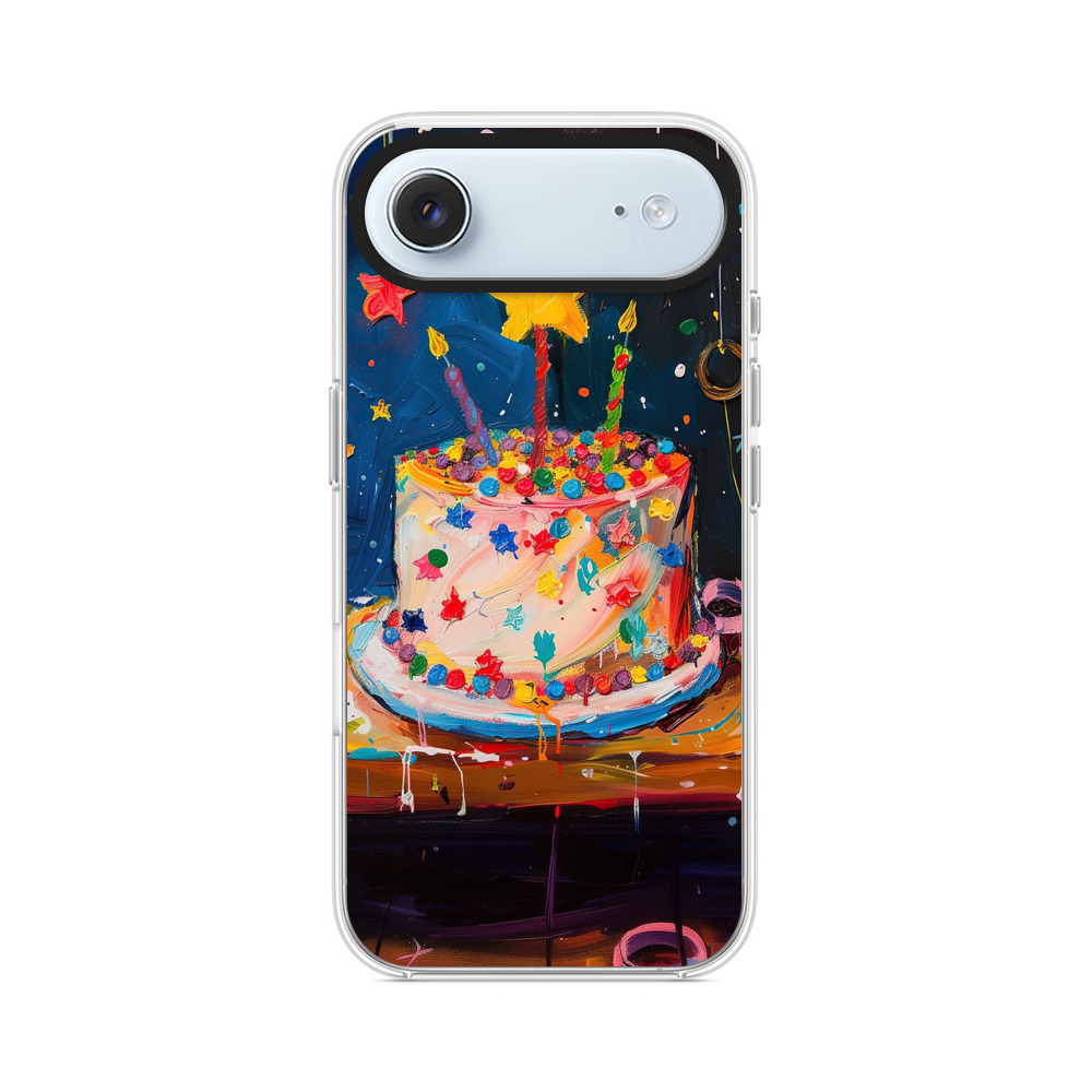 星飾りの誕生日ケーキ iPhone Airオリジナルケース