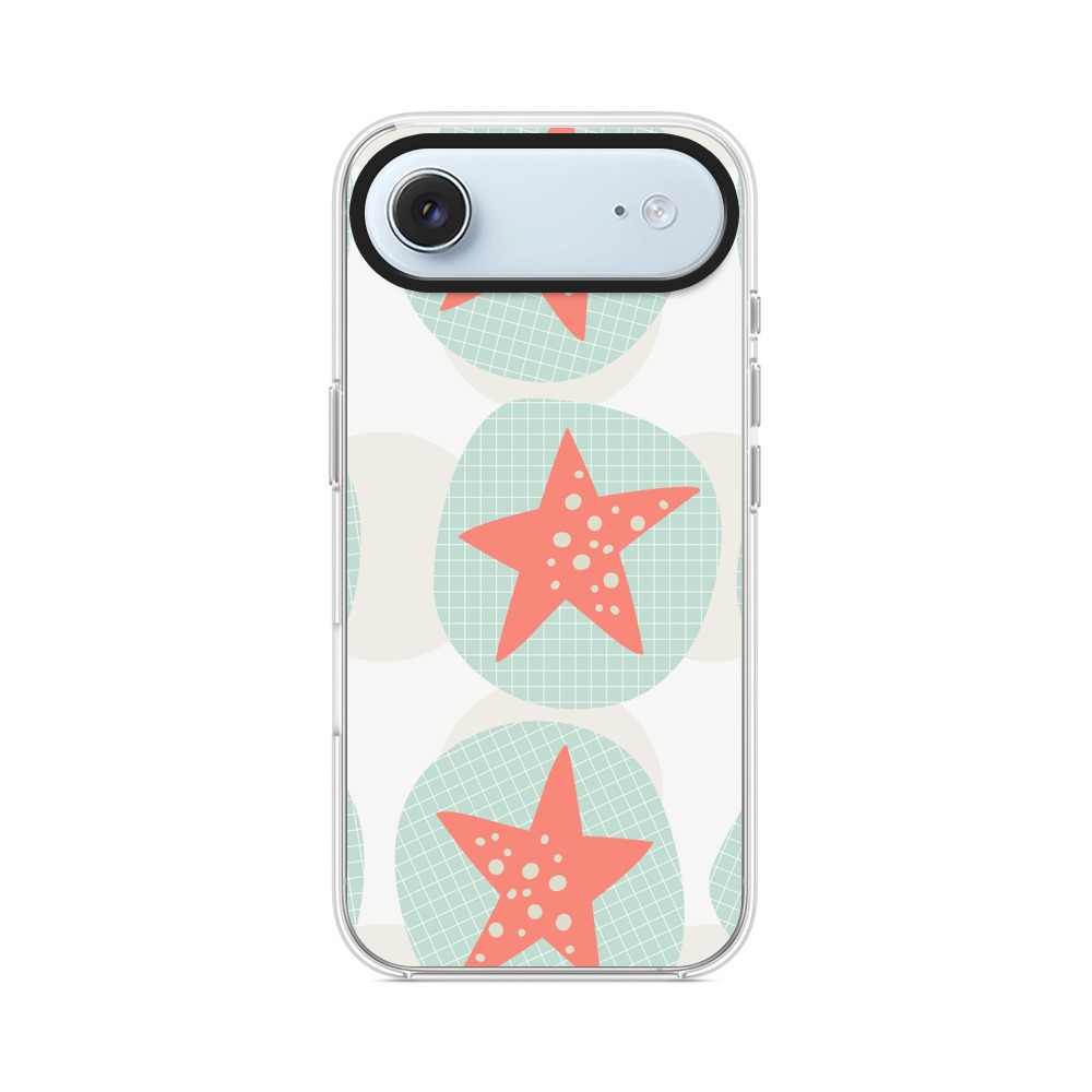 星形のパターン iPhone Airオリジナルケース