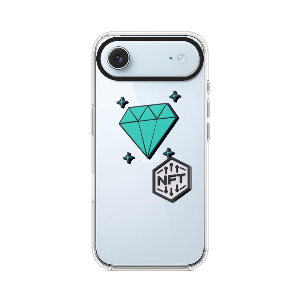 宝石とNFTのデザイン iPhone Airオリジナルケース