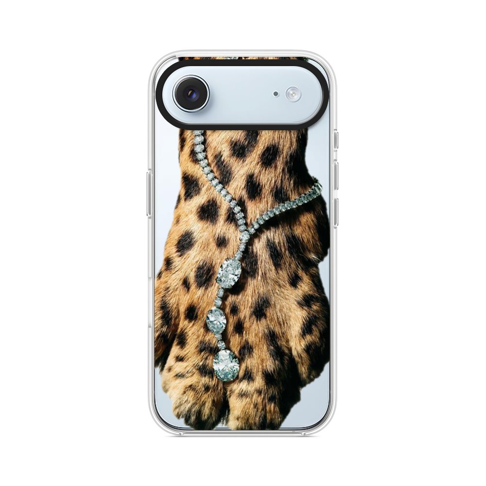 ヒョウの足と宝石のブレスレット iPhone Airオリジナルケース
