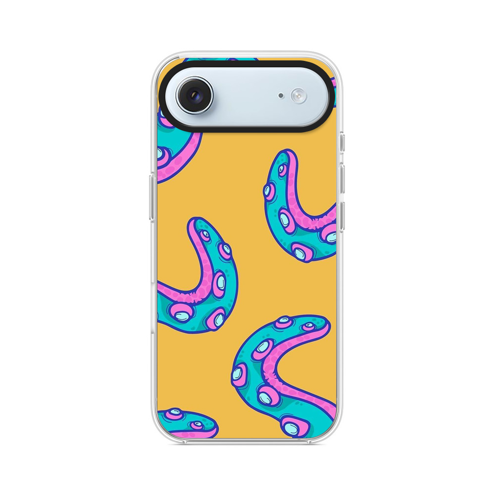 イカの触手パターン iPhone Airオリジナルケース