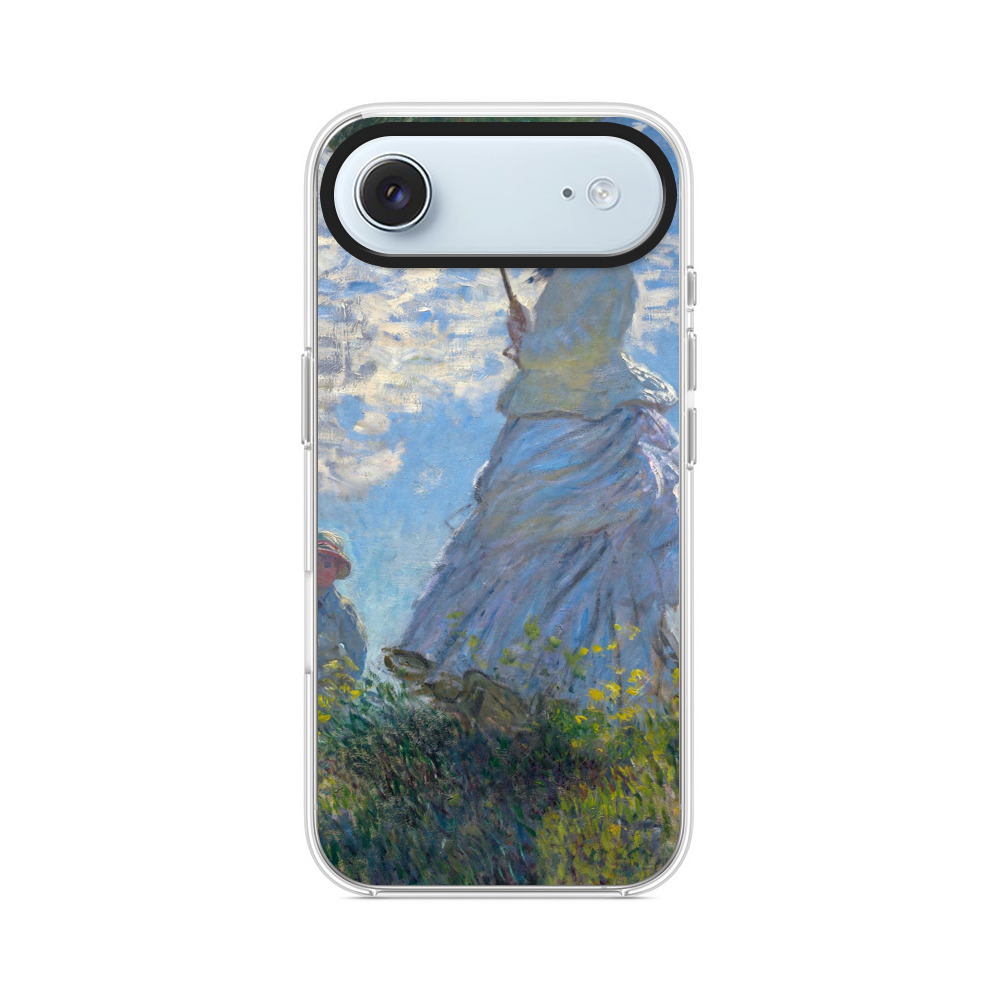 印象派の青空と草花ケース用画像 iPhone Airオリジナルケース