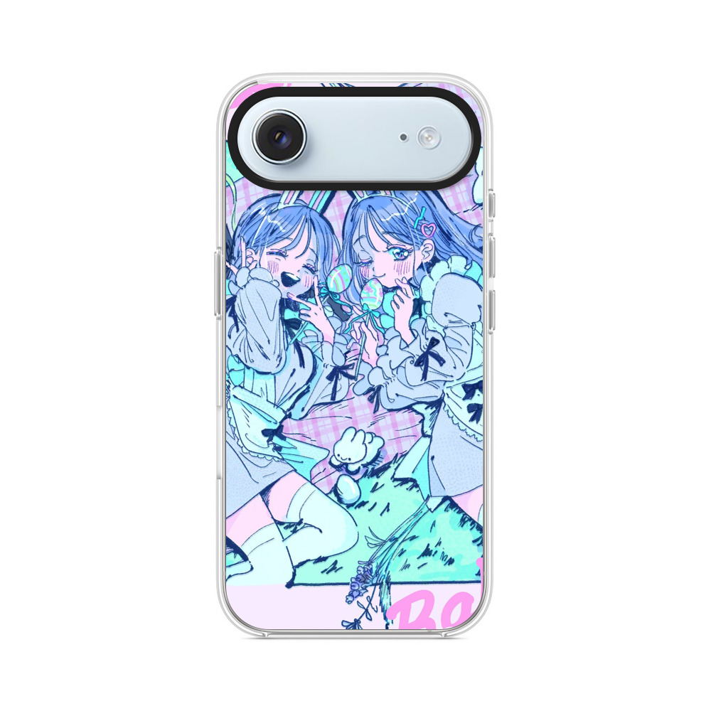 イースターうさぎの女の子たち iPhone Airオリジナルケース