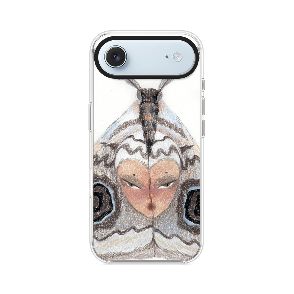 人面蛾のイラスト iPhone Airオリジナルケース