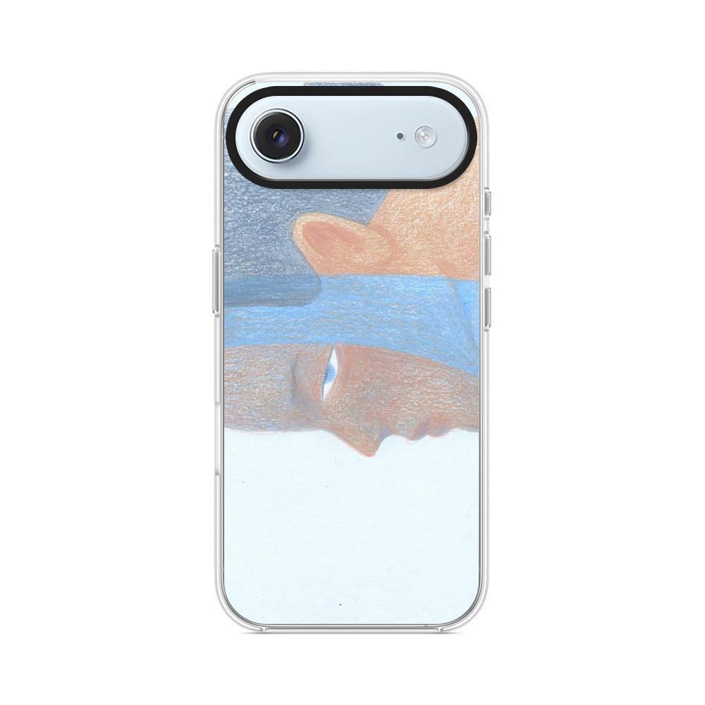 鏡に映る顔の幻想 iPhone Airオリジナルケース