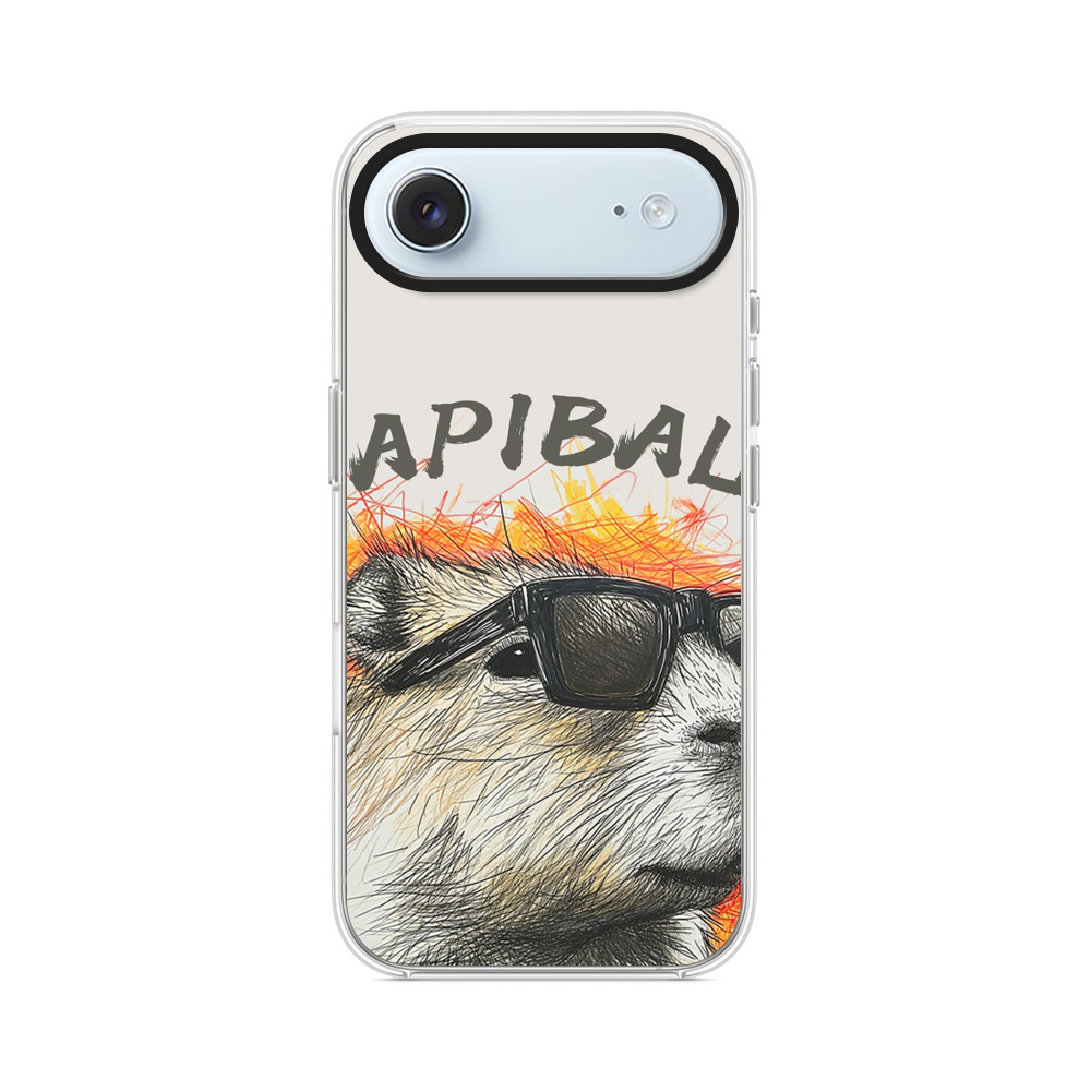 サングラスカピバラ iPhone Airオリジナルケース