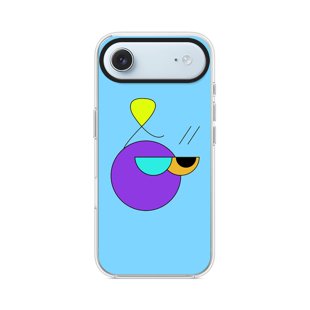 カラフルな顔 iPhone Airオリジナルケース