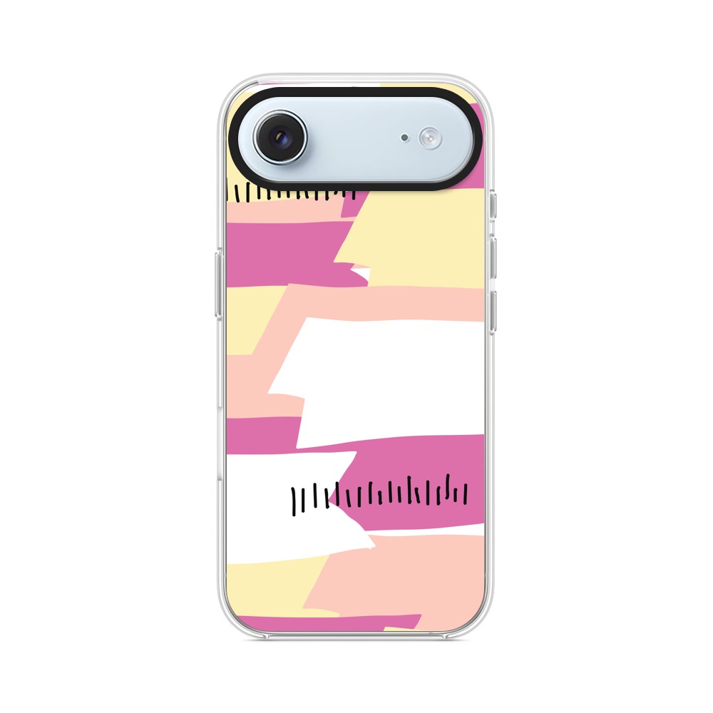 カラフルなストライプ iPhone Airオリジナルケース