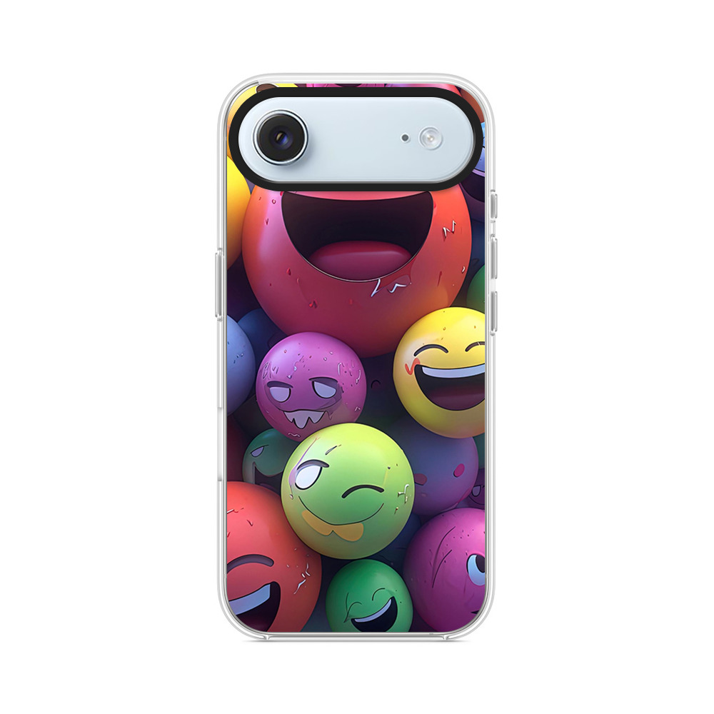 カラフルスマイリー iPhone Airオリジナルケース