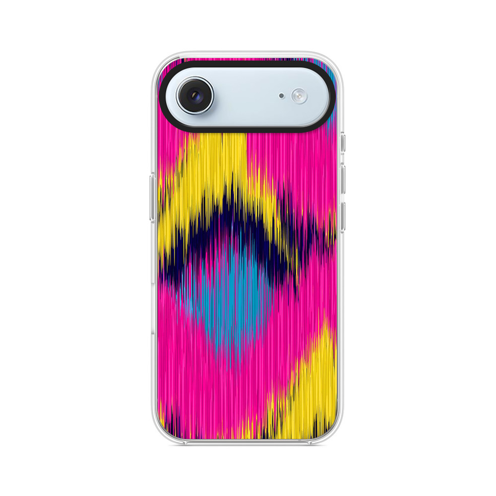 カラフルな波模様 iPhone Airオリジナルケース