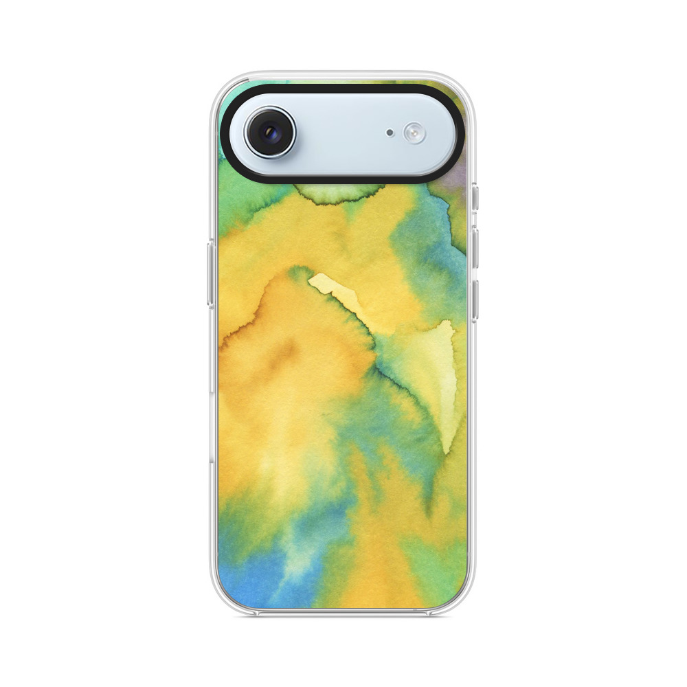 カラフルな水彩抽象画 iPhone Airオリジナルケース