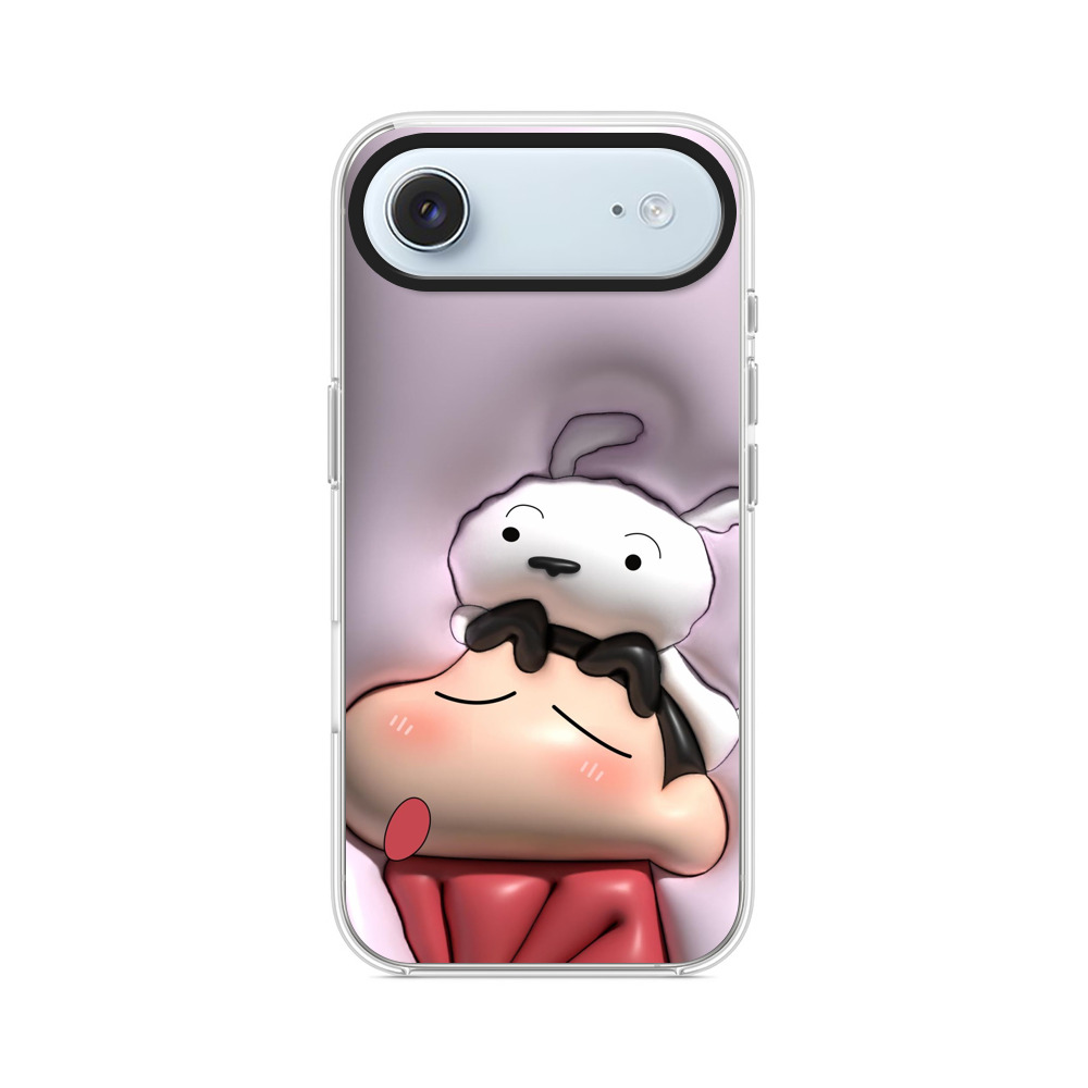 犬とキャラクターの癒し iPhone Airオリジナルケース