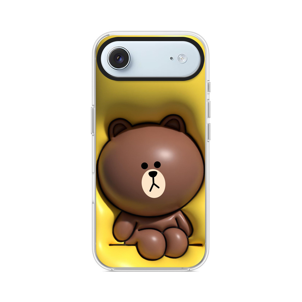 かわいいクマのイラスト iPhone Airオリジナルケース