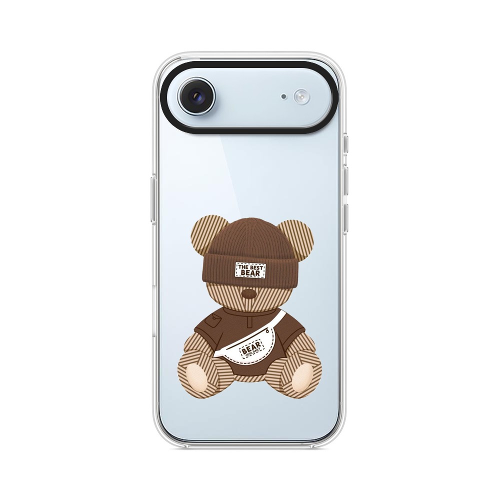 かわいいクマのデザイン iPhone Airオリジナルケース