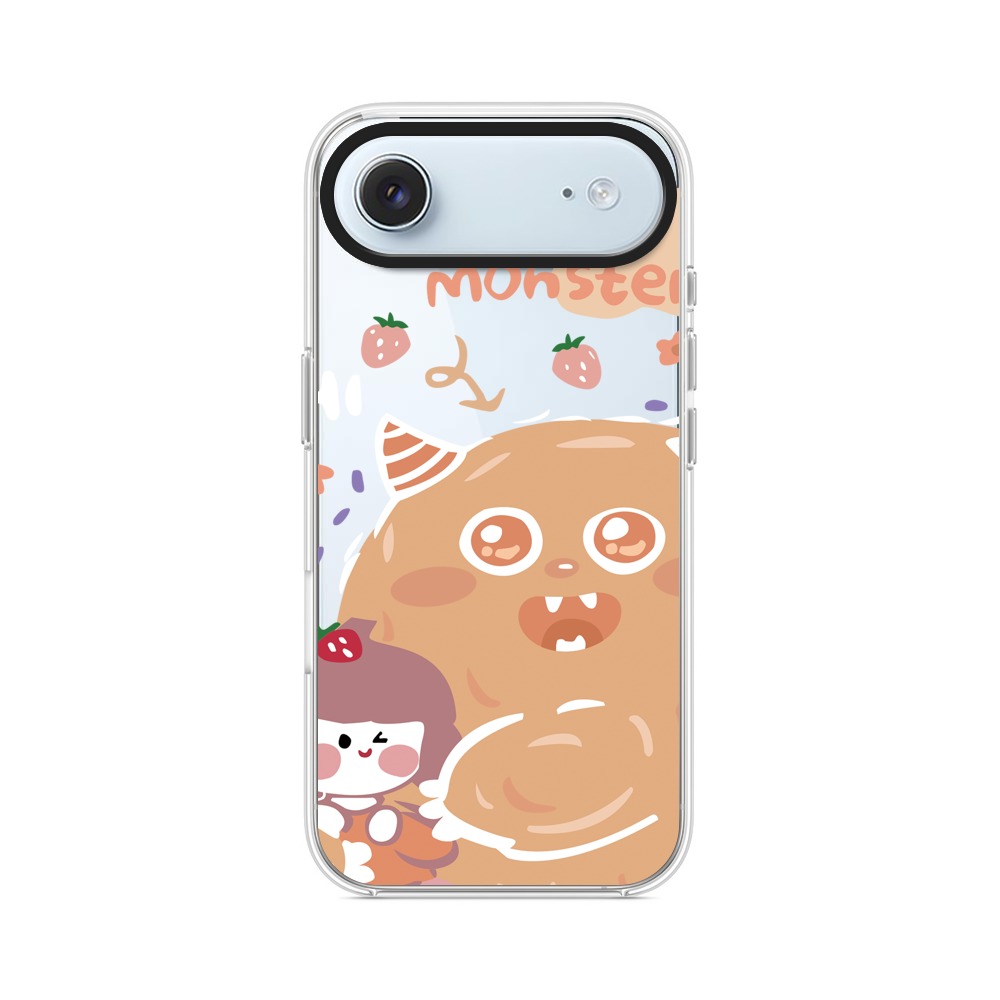 かわいいモンスターと女の子 iPhone Airオリジナルケース