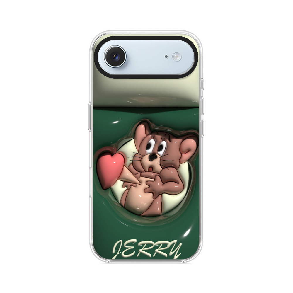 ハートを吹くネズミ iPhone Airオリジナルケース