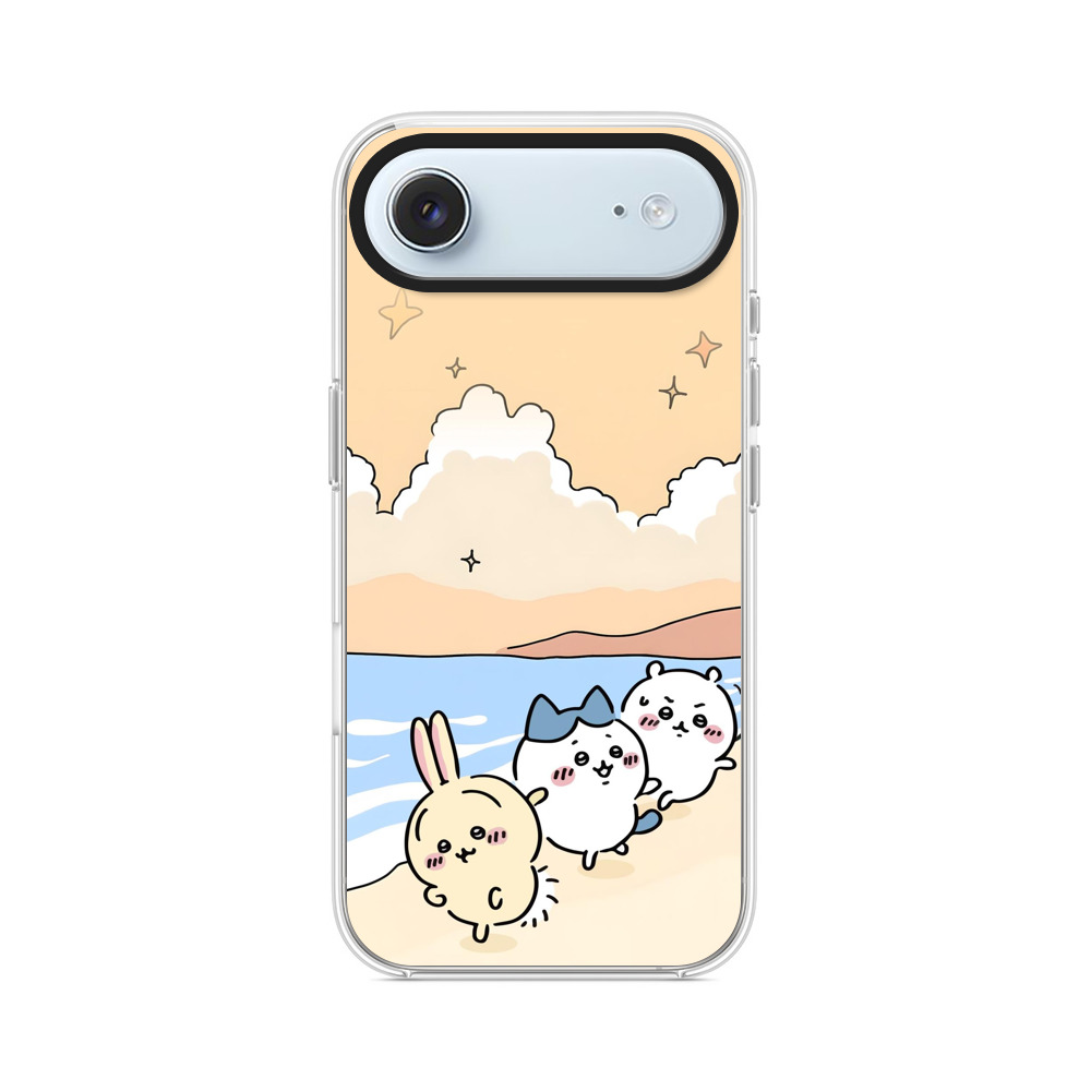 海辺のウサギとクマ iPhone Airオリジナルケース