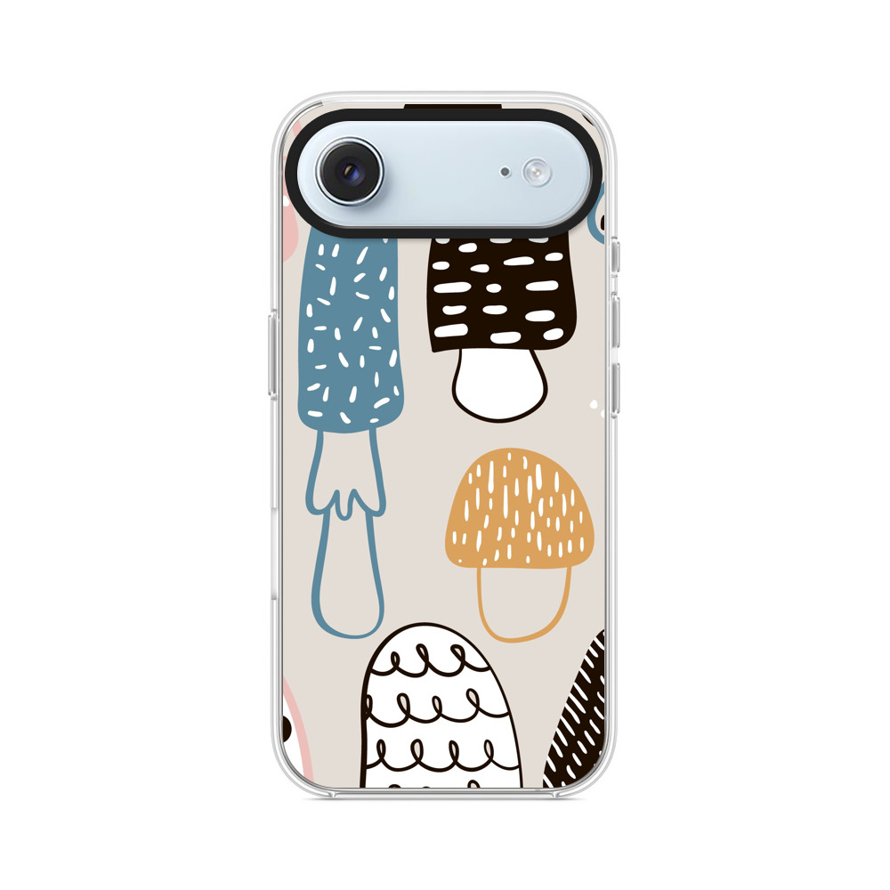 キノコのデザイン iPhone Airオリジナルケース