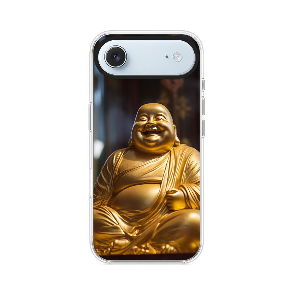 黄金色の笑う仏像 iPhone Airオリジナルケース