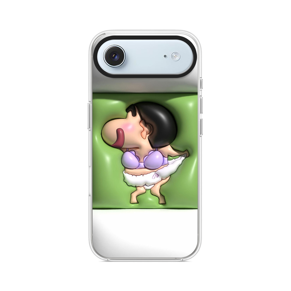 コミカルなキャラクター iPhone Airオリジナルケース