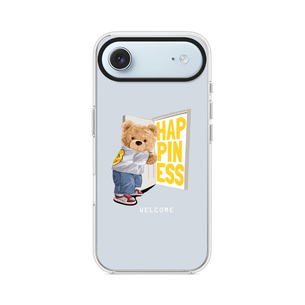 幸福への扉を開けるクマ iPhone Airオリジナルケース