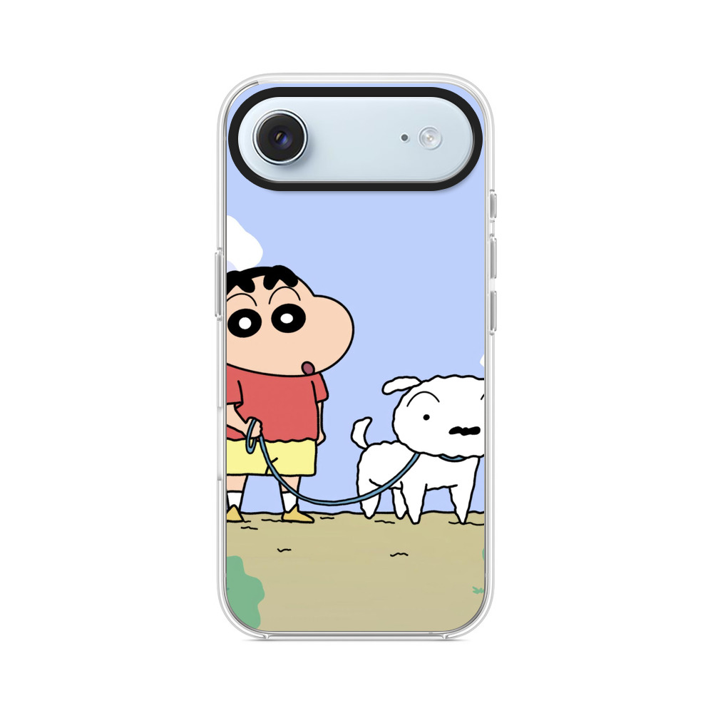 しんちゃんとシロ iPhone Airオリジナルケース