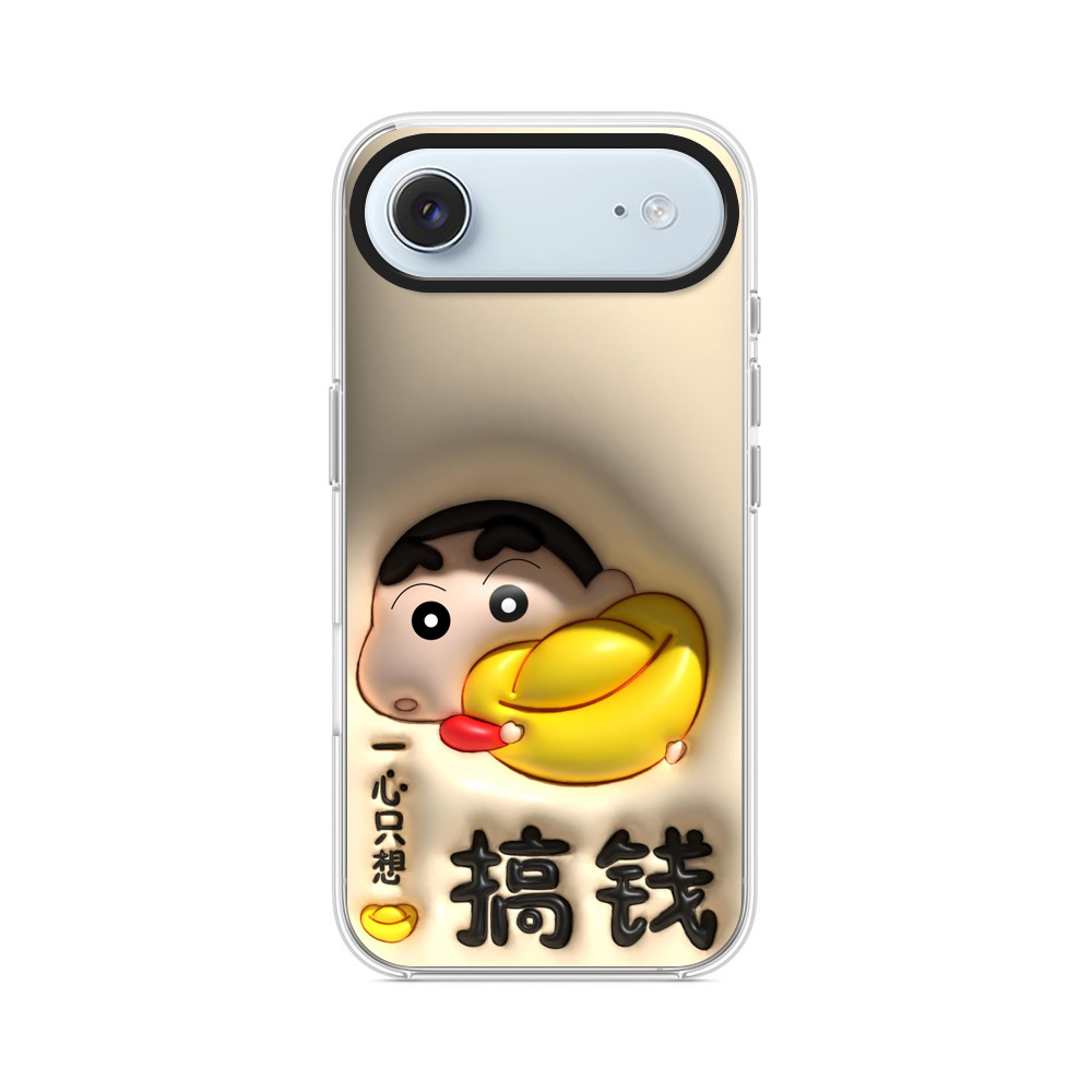 クレヨンしんちゃんあひる iPhone Airオリジナルケース