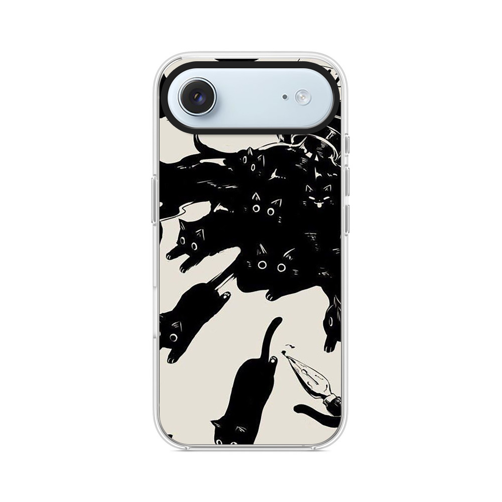 黒猫の群れ iPhone Airオリジナルケース