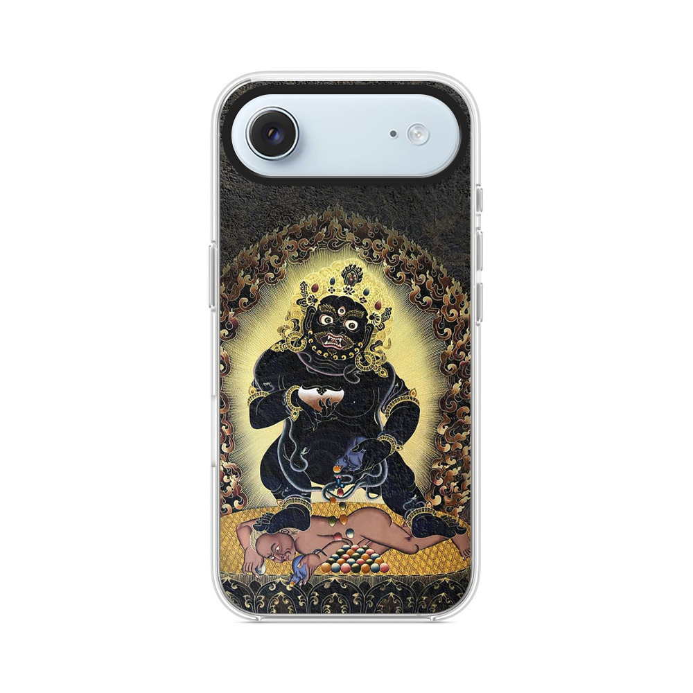 黒い仏像の守護神 iPhone Airオリジナルケース