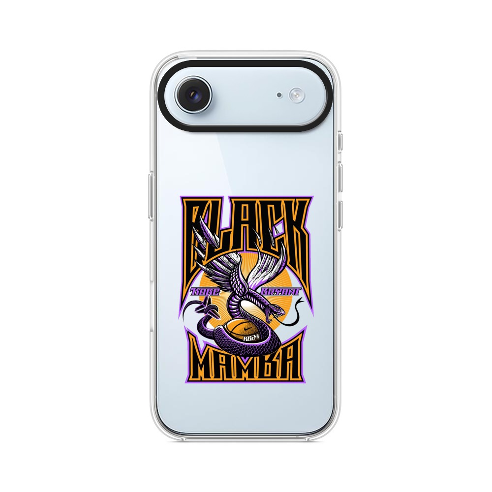 黒いマムバ iPhone Airオリジナルケース