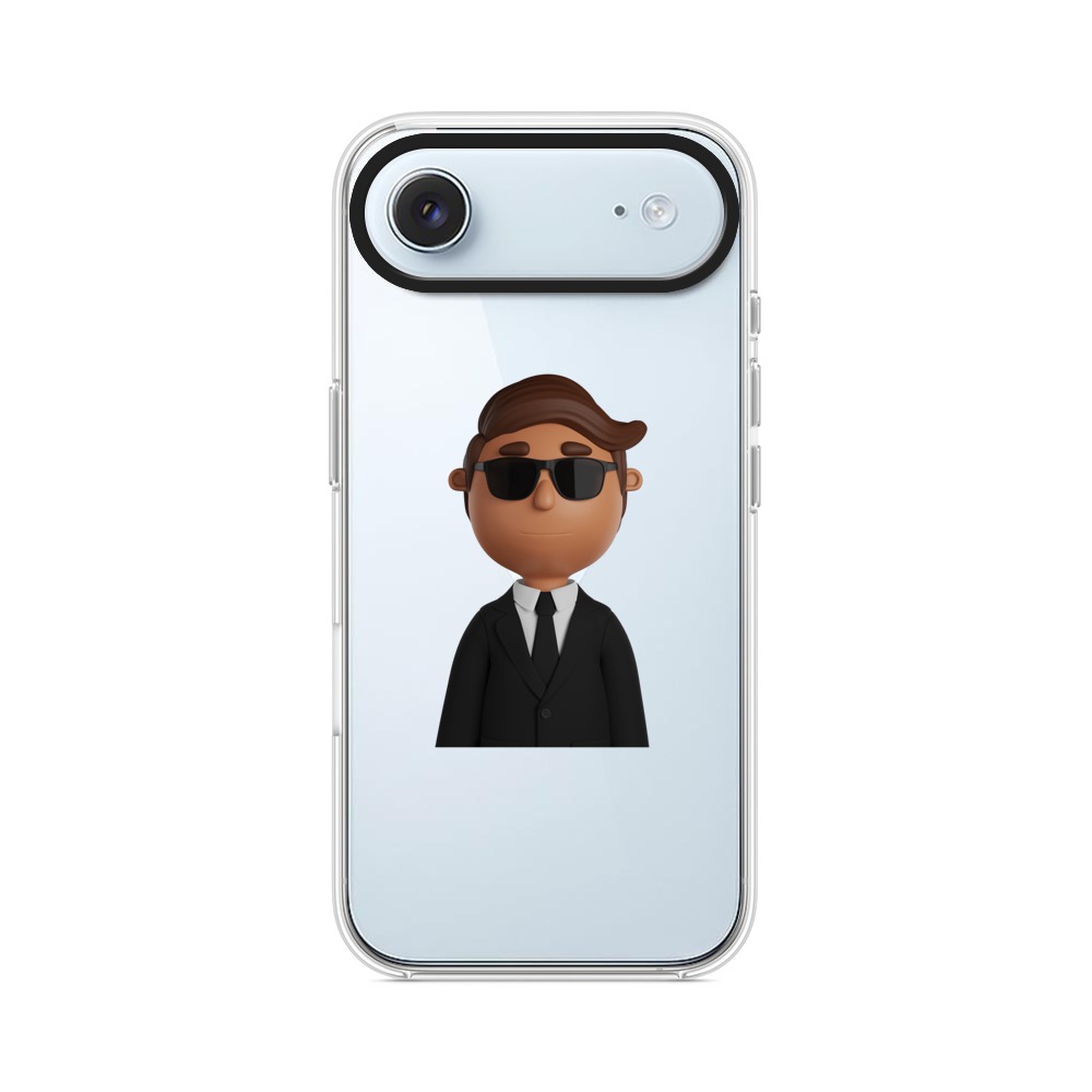 クールな男性キャラクター iPhone Airオリジナルケース