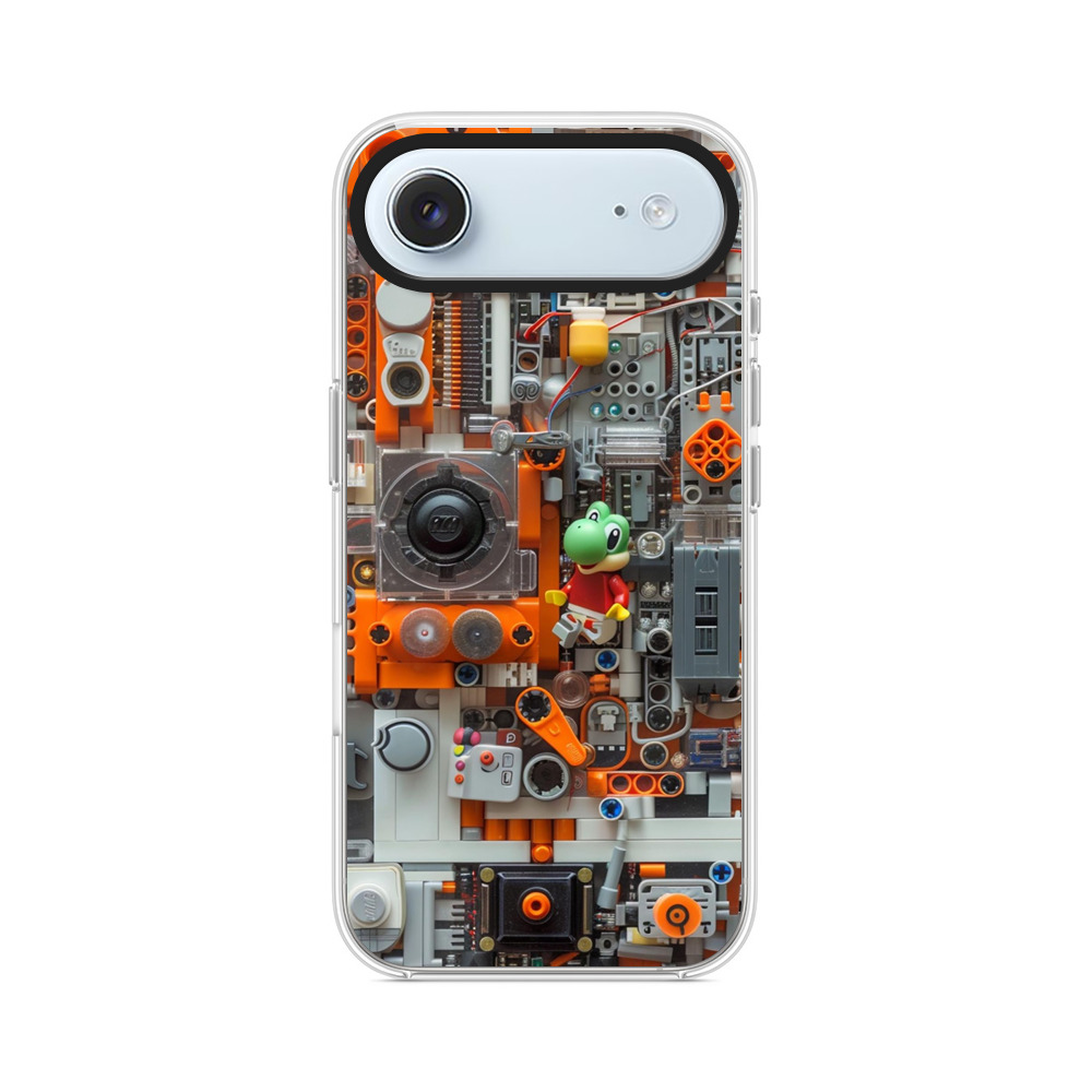 レゴとヨッシーの組み合わせ iPhone Airオリジナルケース