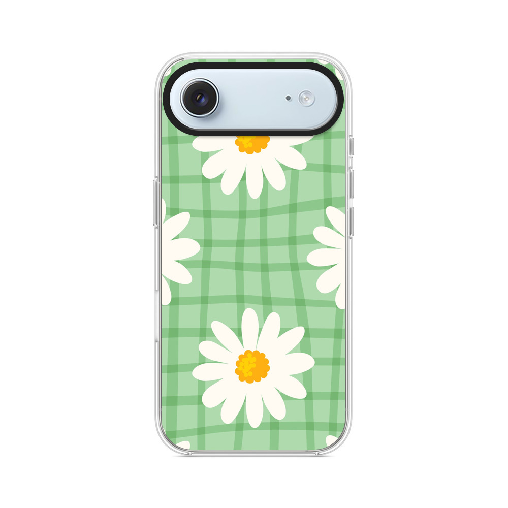 マーガレットの花柄 iPhone Airオリジナルケース