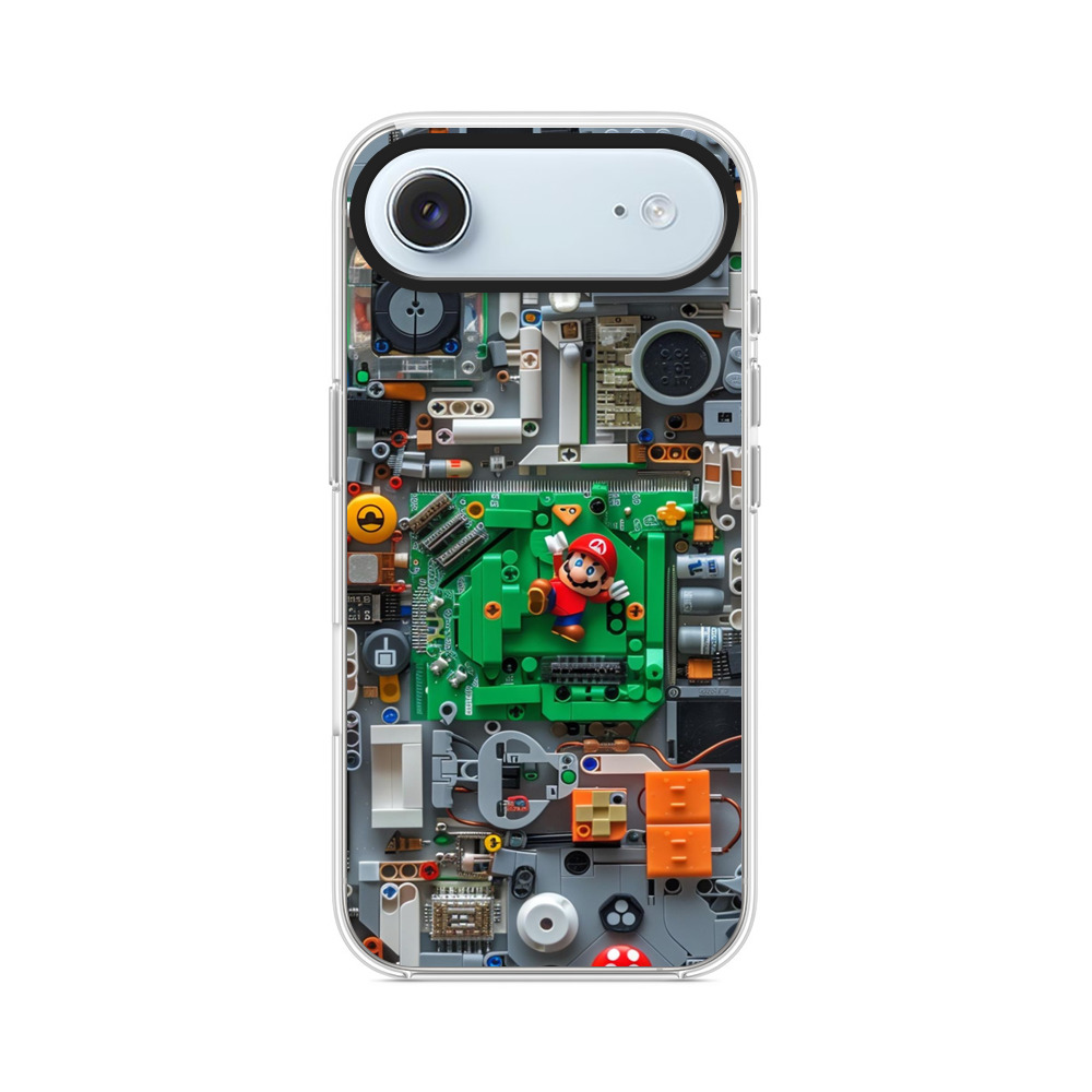 マリオと電子基板レゴ iPhone Airオリジナルケース