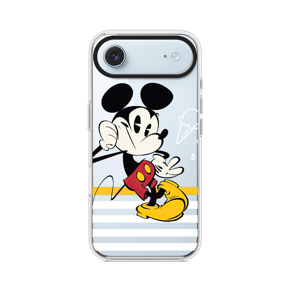 モノクロミッキーとアイス iPhone Airオリジナルケース