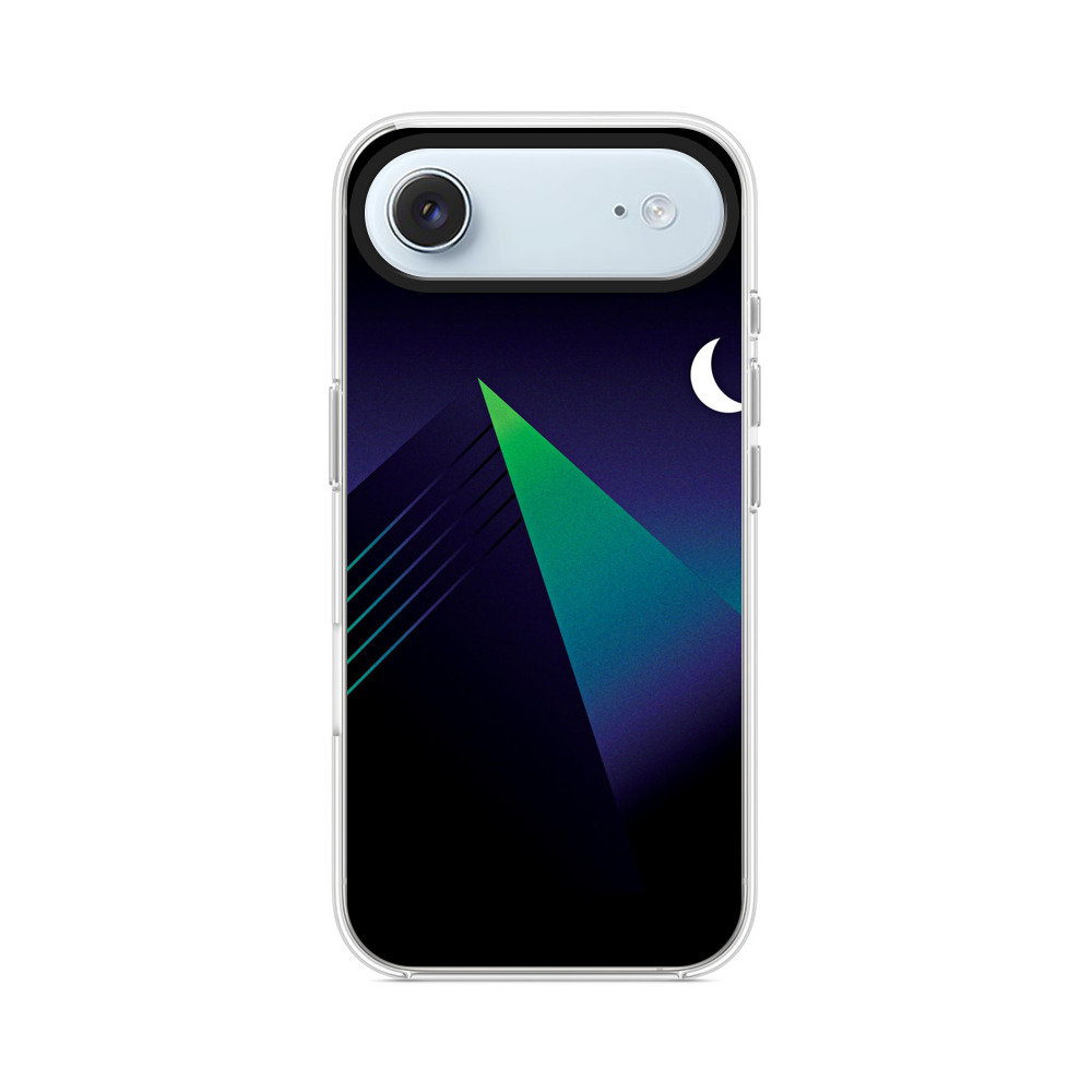 三日月と光る三角形 iPhone Airオリジナルケース